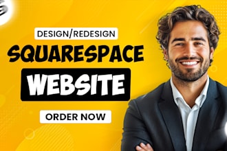 do squarespace website development or build, redesign, design squarespace