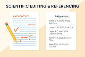 refine your references and research with expert scientific writing  and editing