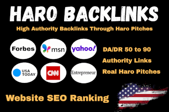 do high authority haro backlinks via haro pitches for google ranking