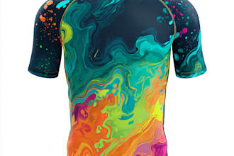 design full sublimation custom  fitness wear, tshirts