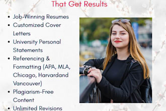 write professional resumes and cover letters for you