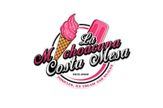 create  beautiful ice cream logo