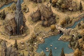 make your fantasy city map