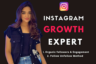 do instagram marketing, manage, grow and organic promote your page