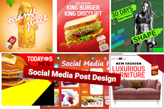 design eye catching social media posts for business success