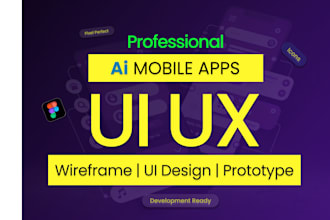 design ai mobile apps ui ux designs, ai powered web apps