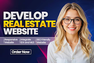 develop real estate website idx website, realtor website for idx mls integration