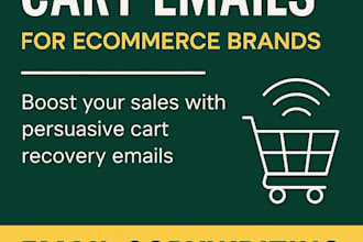 write high converting abandoned cart emails for ecommerce brands