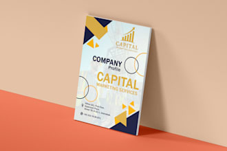 design a modern and professional company profile