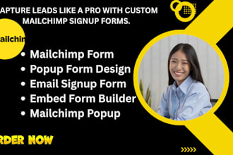 create a custom mailchimp signup form popup forms embedded form for your website