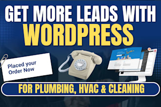 design a professional wordpress website for home service businesses