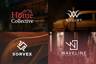 do professional logo creation, modern, minimalist or custom
