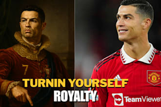 turn your photo into a royal baroque painting