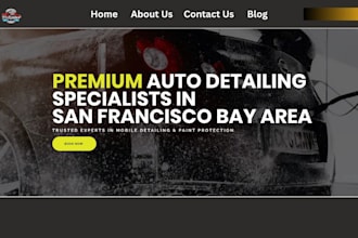 build car detailing website car wash website car dealership auto repair website