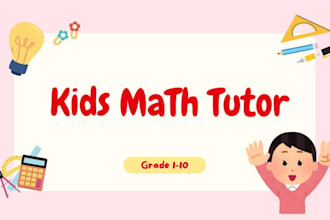be online tutor for kids math, calculus, college algebra and trigonometry