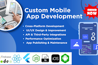 develop, fix, and optimize your android and IOS mobile app