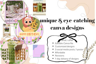 create eye catching designs and graphics