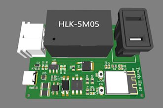 create pcb circuit design in proteus , eaglecad, easyeda,  and altium