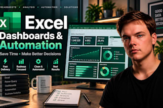 create excel dashboard, automations and cleanups
