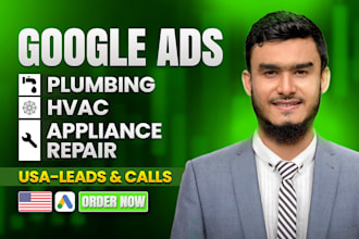 do google ads PPC campaign for your plumbing business USA and canada