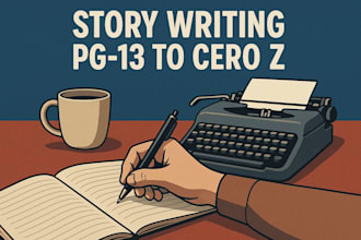 write a story of any genre for your games, visual novels,rpg