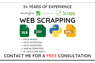 automate web scraping and ai data analysis