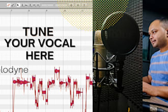 proffesionally tune your vocals with melodyne or auto tune