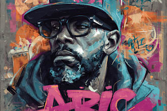 do graffiti logo, t shirt design in graffiti art
