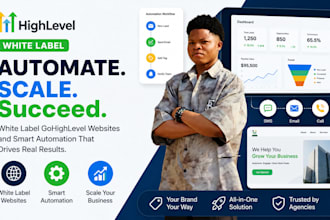 create full whitelabel gohighlevel snapshot, website, automation, and forms