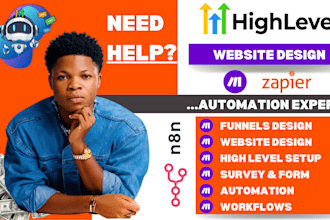 create full whitelabel gohighlevel snapshot, website, automation, and forms