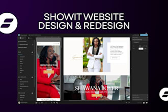 design showit website, redesign showit website, showit seo, showit customization