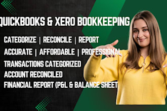 do US quickbooks setup, bookkeeping and categorization expert