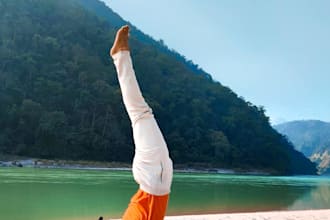 offer freelance yoga sessions that combine the best of power yoga and meditation