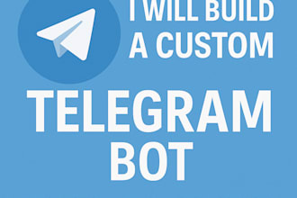 make a telegramm bot with telebot for you