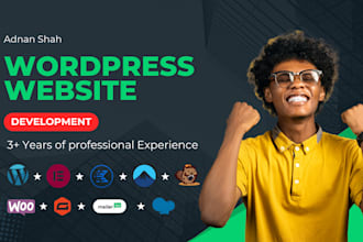 create wordpress business, blog or ecommerce websites