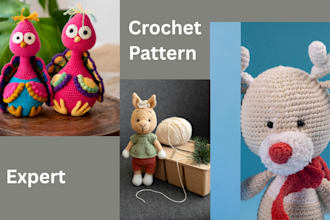 custom amigurumi crochet patterns  crochet toys for etsy