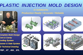 design precision plastic injection molds for your production