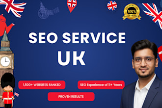 provide monthly UK SEO service for top google UK rankings