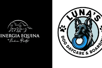 do modern animal dog pet care veterinary logo