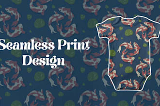 design seamless fashion and packaging prints within 24 hours