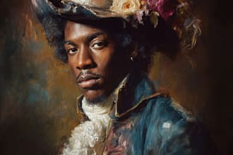 do digital oil painting portrait