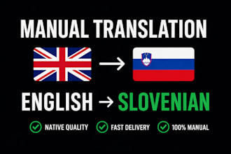 proofread and fix your slovenian text professionally