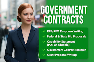 respond to rfps, rfqs, solicitation win government contract on samgov cage code