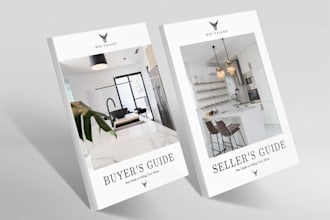 provide real estate listing presentation, buyer seller guide, brochure, flyer