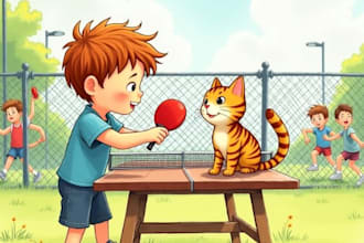 design children book illustration, story book illustration
