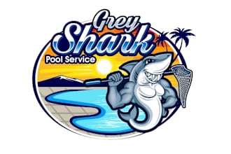 design proffesional shark logo