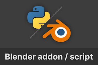 create blender python addon to automate your workflow