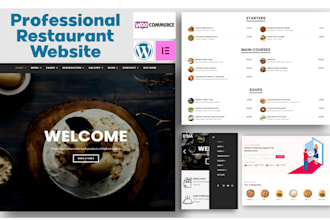 build a restaurant website in wordpress