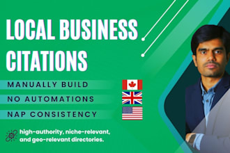 manually build local citations for your business