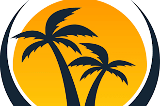 do luxury modern travel, vacation, agency and hotel logo design